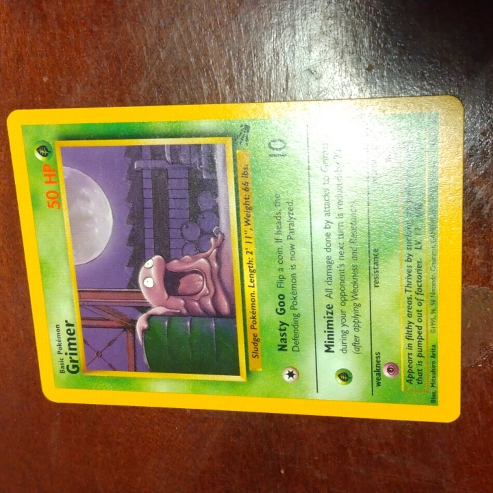 Grimer Pokemon Card